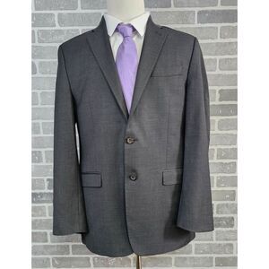 Lauren Ralph‎ Lauren Blazer Men's Size 44L Gray Wool Suit Jacket Business Formal